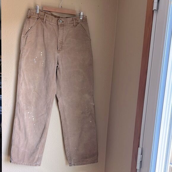 Carhartt Pants Dungaree Lined 34 x 32 - Picture 1 of 11